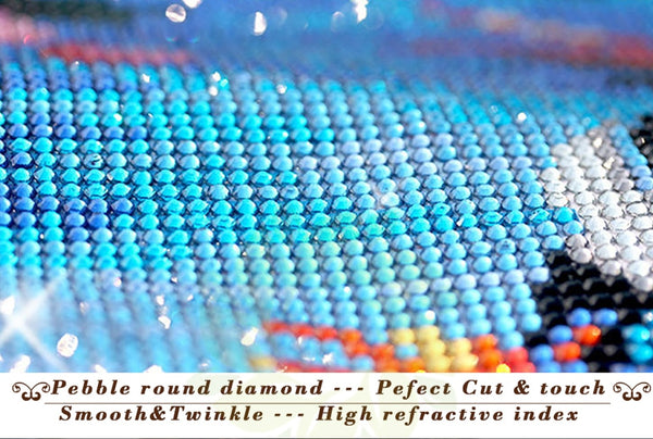 Peacock Mandala Abstract Diamond Painting | Special Shape Diamond Painting | Magic Round - Pebble Round - Full Square Diamonds | DIY Diamond Kit -Diamond Painting Kits, Diamond Paintings Store