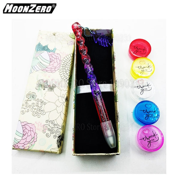 New Rainbow Color Pen | Chain Embroidery | Diamond Painting Pen -Diamond Painting Kits, Diamond Paintings Store