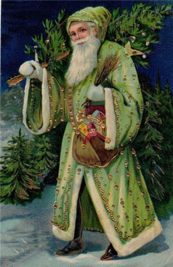 Winter Santa Claus,  Diamond Painting 4 Colors -On Sale -Diamond Painting Kits, Diamond Paintings Store