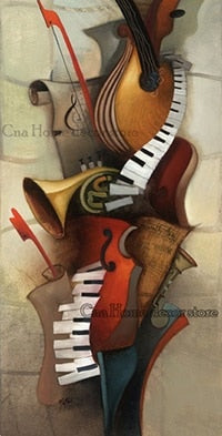 Musical Instruments, 5D Diamond Painting Kits - Collect All 8 Designs -Diamond Painting Kits, Diamond Paintings Store